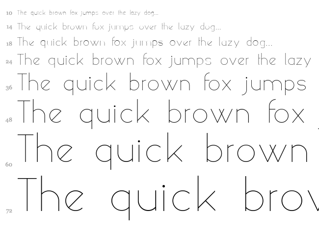 Yellow Peas font waterfall